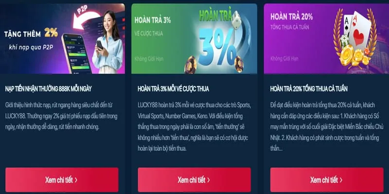 Các phương thức nạp và rút tiền tại 333 vin